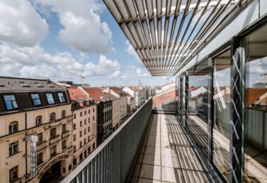 Dachterrasse nach Süden