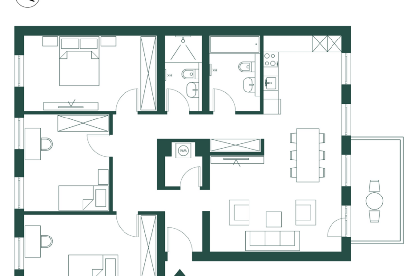 Grundriss WHG 11