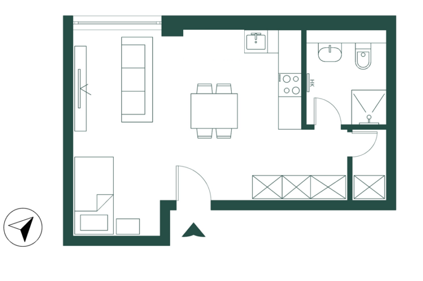 Grundriss WHG 12