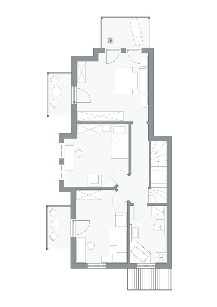 2. Grundriss Obergeschoss