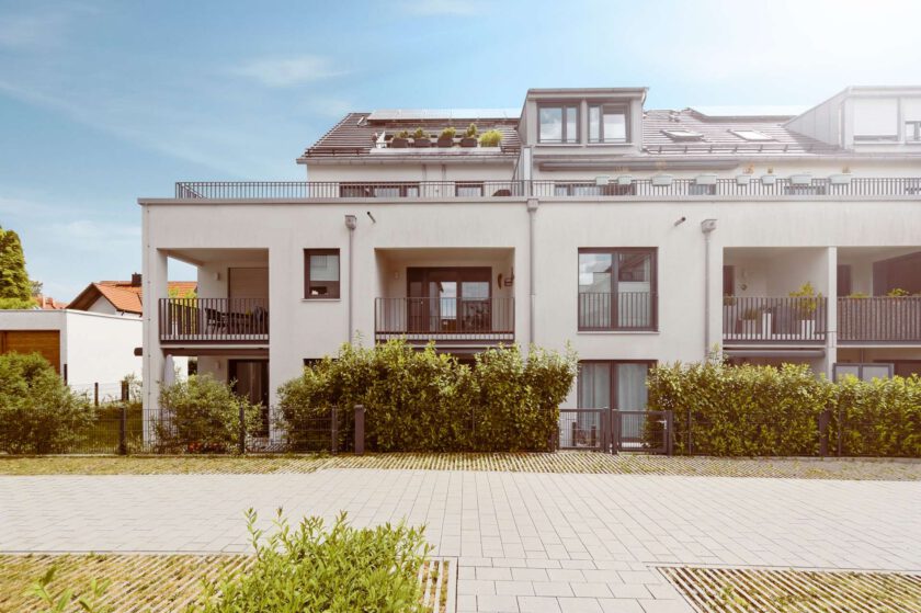 Blick auf den Balkon