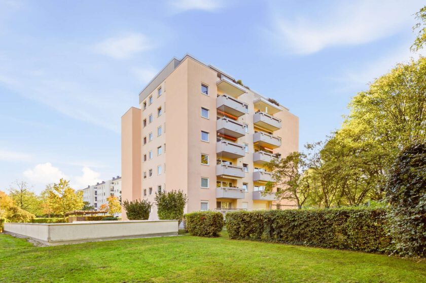 Außenansicht auf den Balkon