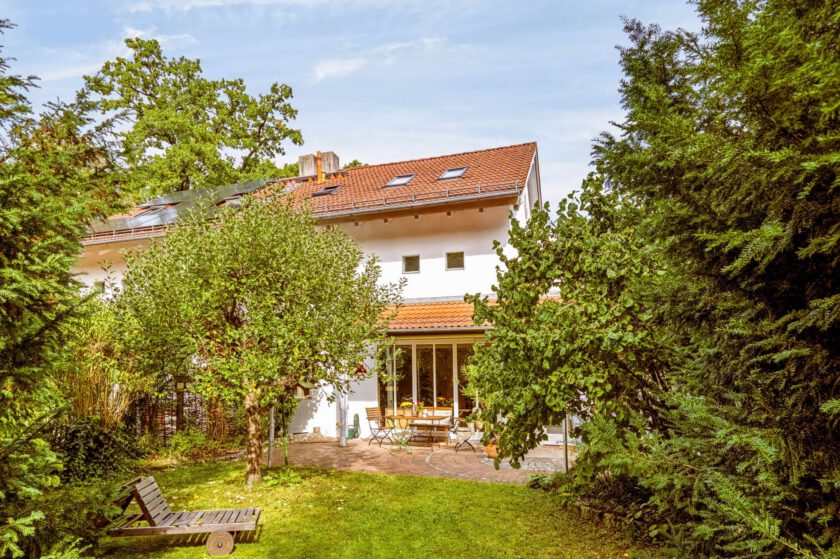 Blick zum Haus
